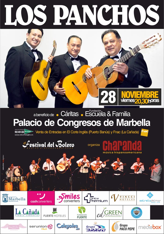 Concierto benéfico Los Panchos en Marbella