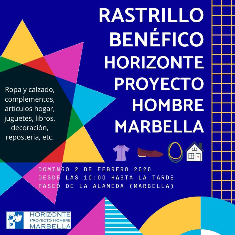 Rastrillo benéfico Horizonte Proyecto Hombre Marbella