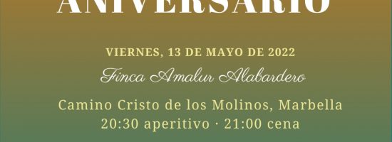 Cartel Cena 40 aniversario